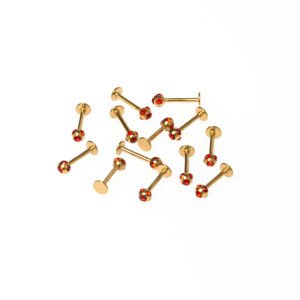 Piercing Labret 3mm Stone Ball