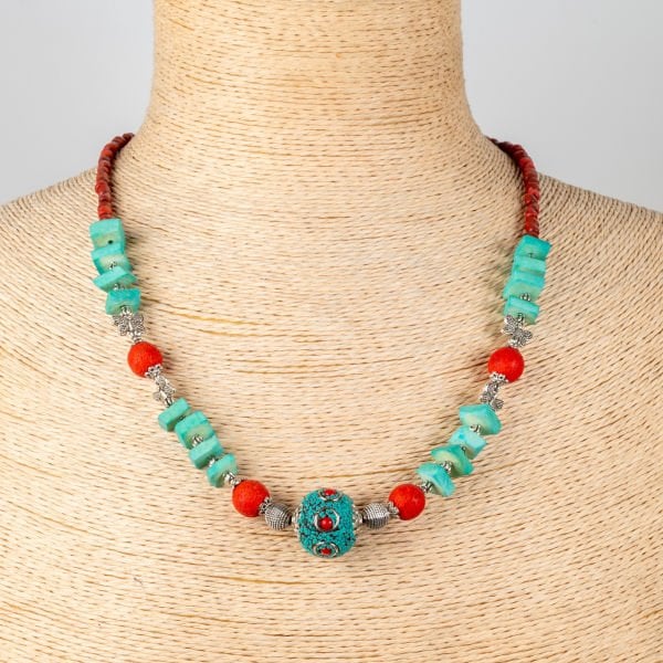 Etnik Doğal Taş Kolye