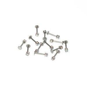 Piercing Labret 3mm Taşlı Küp