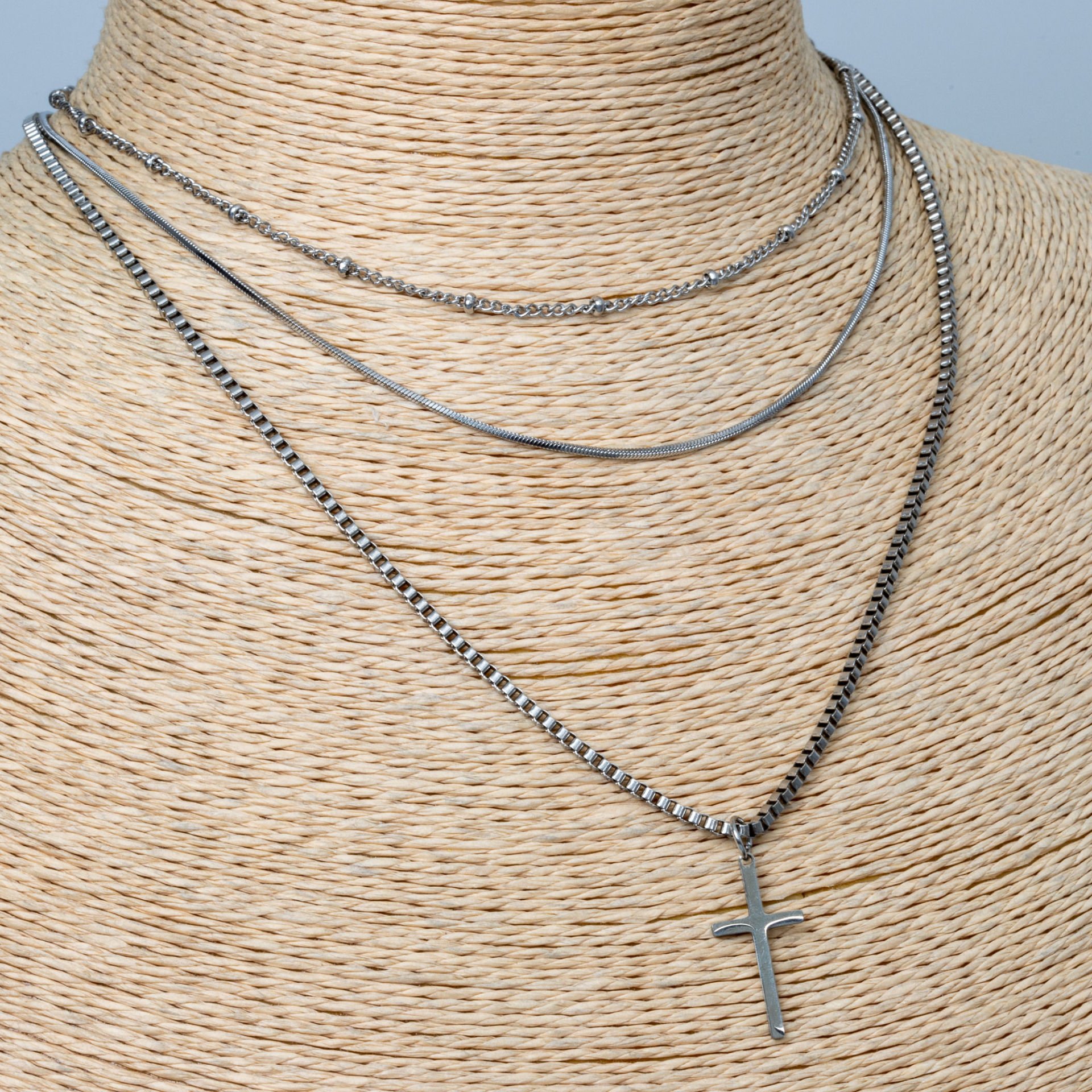 Steel Pendant Cross