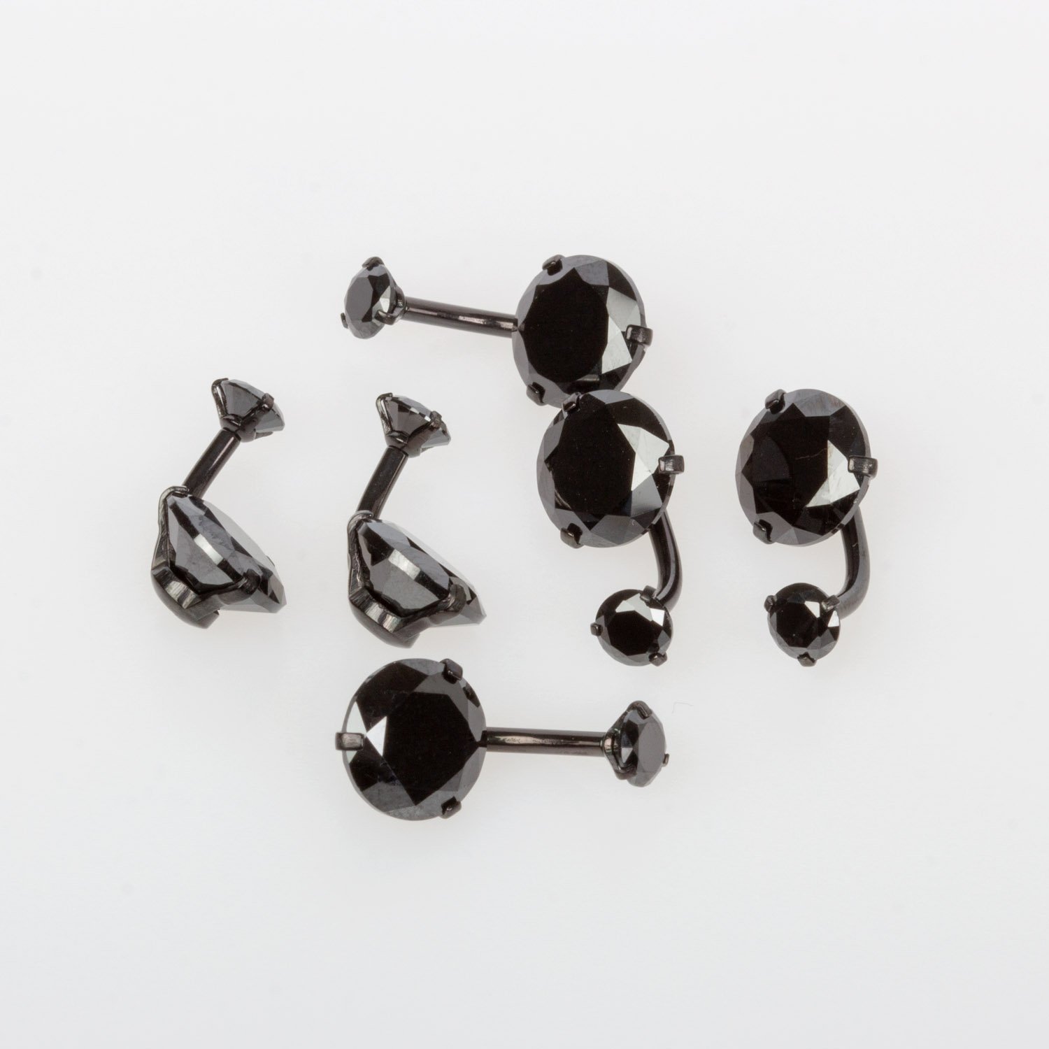 Piercing Göbek 10mm Taş