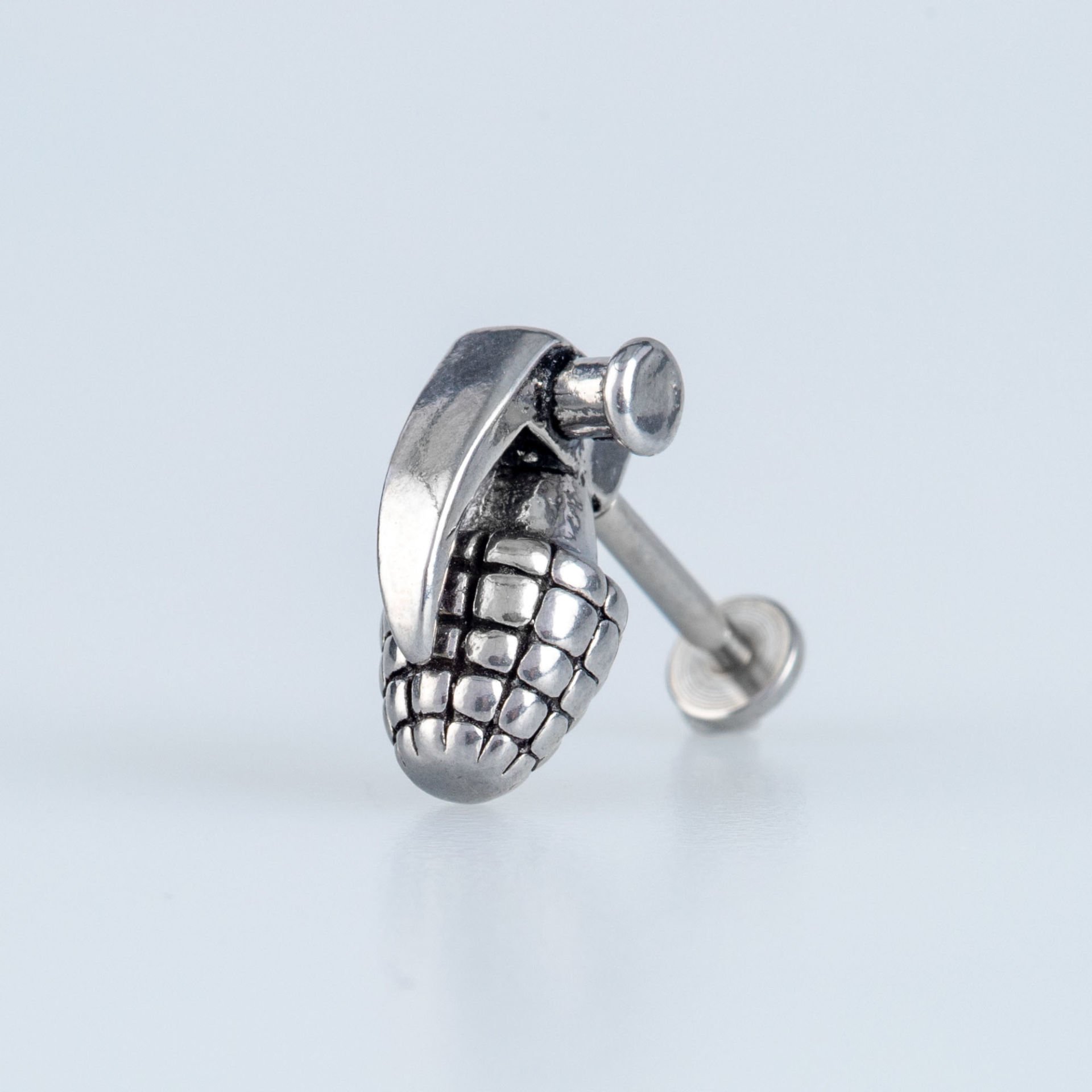 Piercing Steel Tragus Hand Grenade