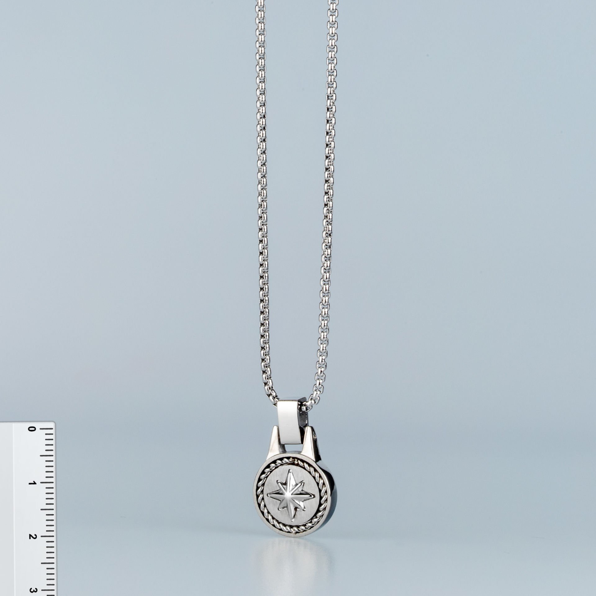 Çelik Kolye Pusula Elite