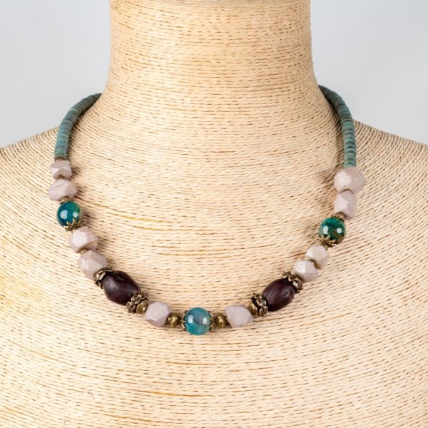 Etnik Doğal Taş Kolye