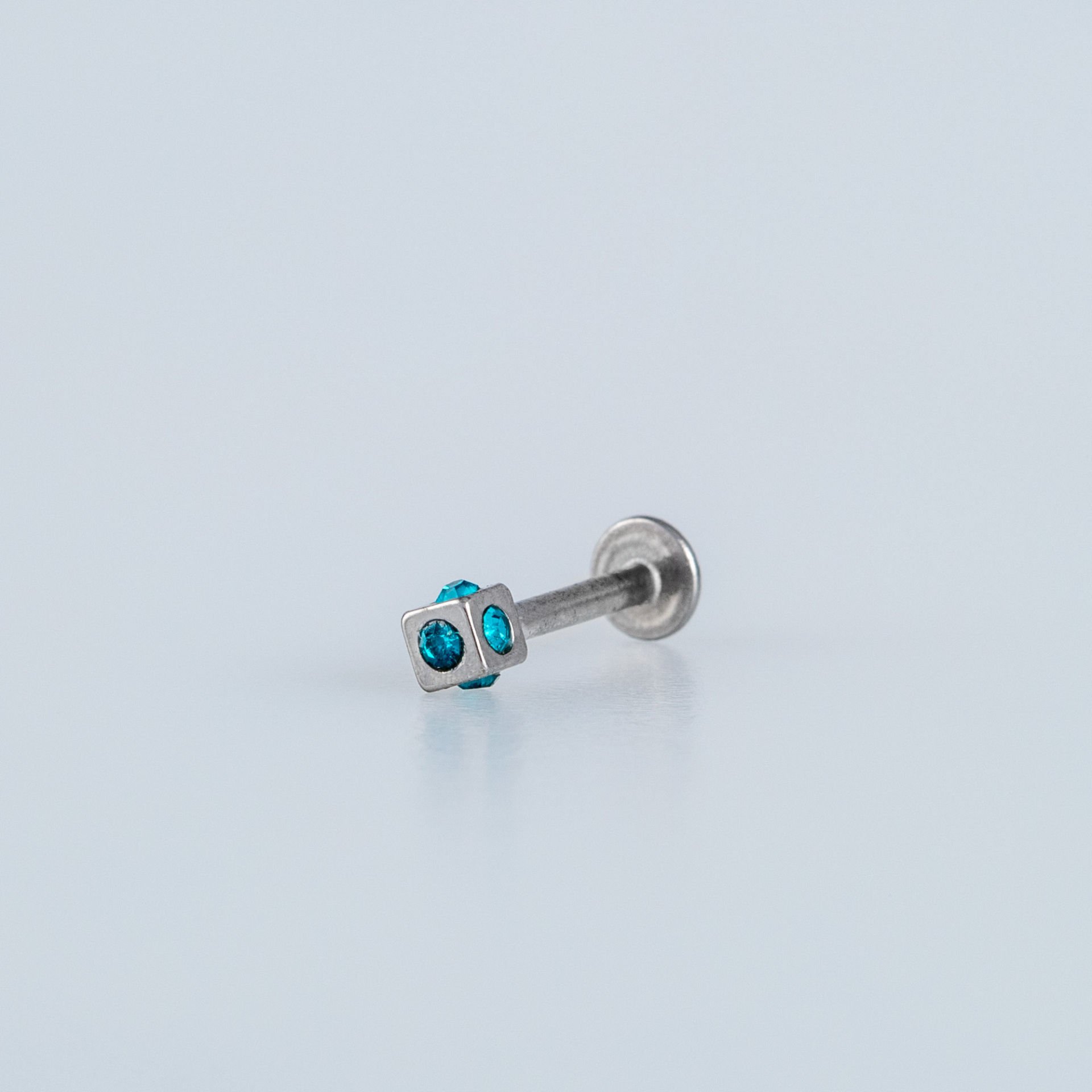 Piercing Labret 3mm Taşlı Küp