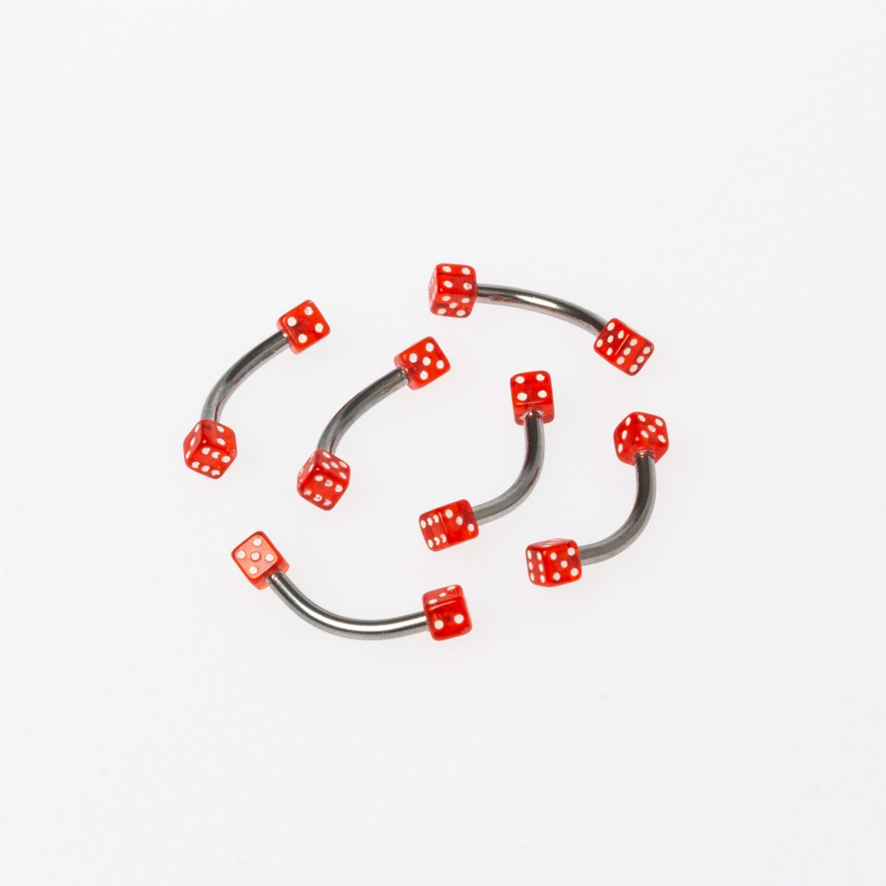 Piercing Eyebrow 2mm Dice