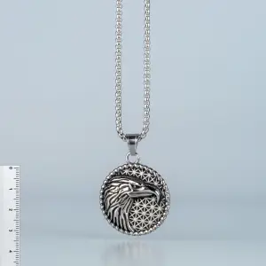 Toptan Kartal Gotik Çelik Erkek Kolye