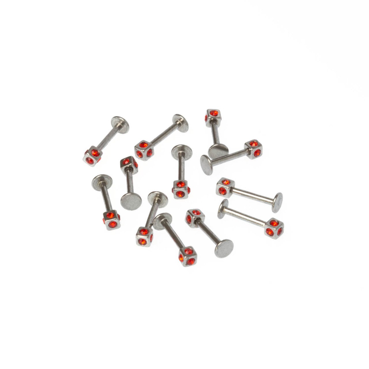 Piercing Labret 3mm Taşlı Küp