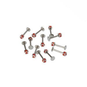Piercing Labret 3mm Taşlı Küp